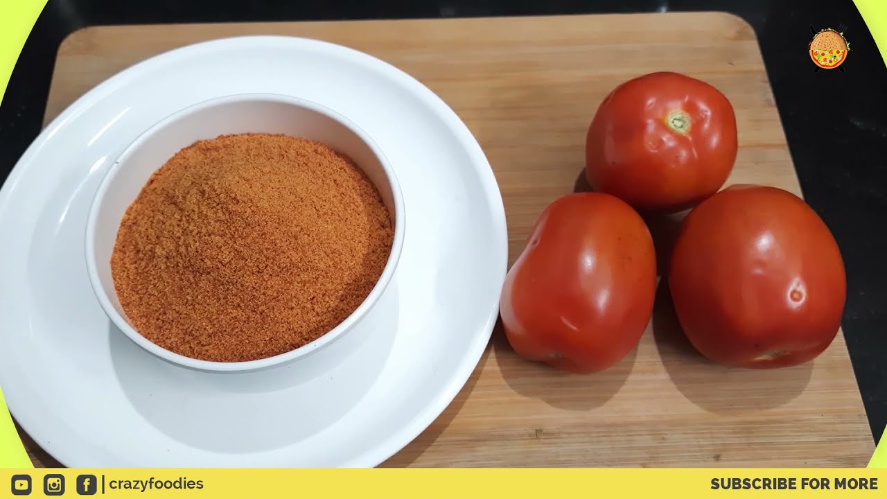 Tomato Powder Recipe | टमाटर पाउडर | ટામેટા નો પાવડર કેવી રીતે બનાવવો