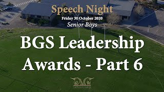 BGS Leadership Awards - Part Six