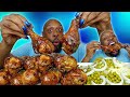 Sticky bbq soulfood mukbang  eating show