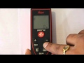 laser distance meter   how to change units