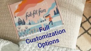 Fabfitfun Winter Box Full Customization Options