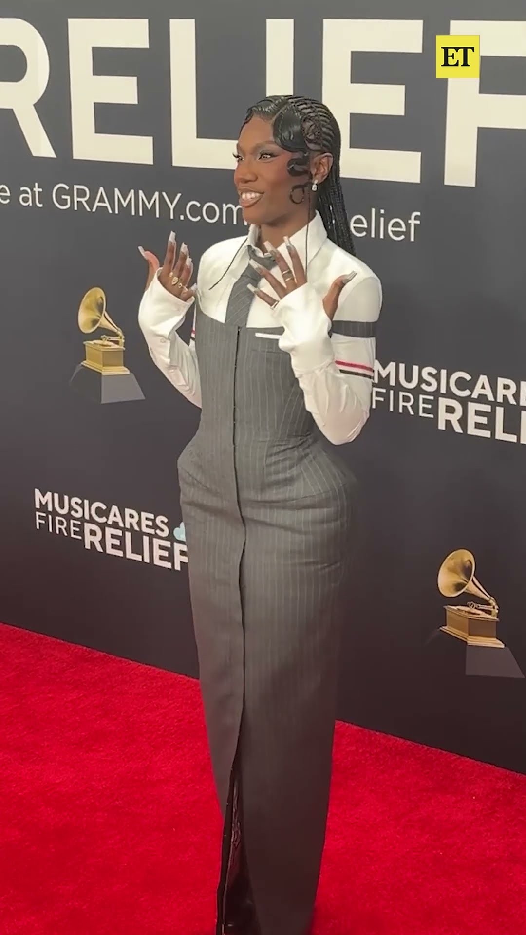 Doechii is schooling us on how to make a #GRAMMYs fashion statement! ✍️ ?