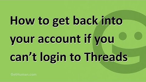 How to get back into your account if you can’t login to Threads