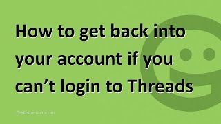 How to get back into your account if you can’t login to Threads