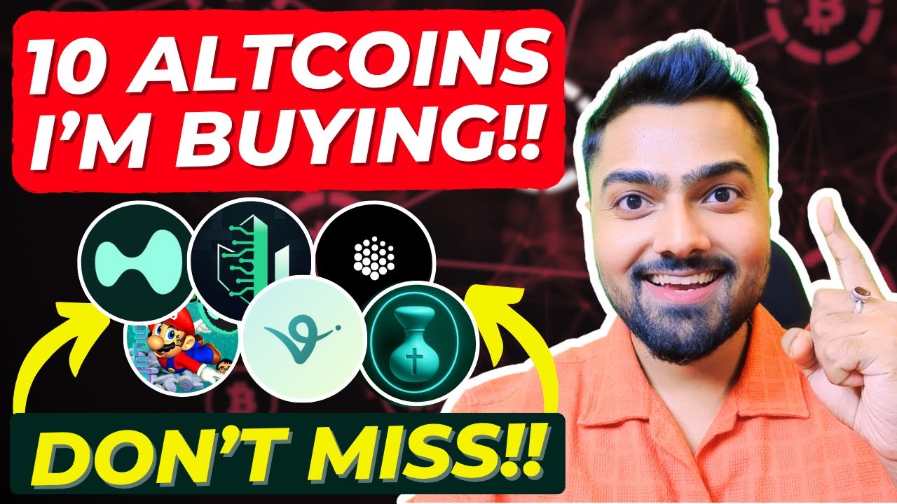 My Exact LEVELS to Buy ALTCOINS in this Crypto Correction! - YouTube