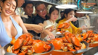 Massive Crowd Frenzy at $20 Seafood Buffet – Crab \& Seafood Vanish Instantly