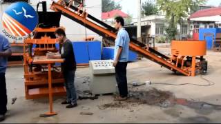Video of SY2 10 interlock block making machine ,mud brick making machine