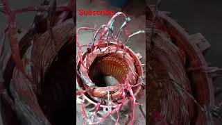 440V/7.75kw 3phase/on going to reoair rewinding #shortvideo