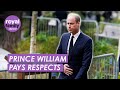 Prince William Arrives at Funeral of Football Legend Sir Bobby Charlton