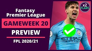 FPL GW20 PREVIEW | De Bruyne essential? | Gameweek 20 | Fantasy Premier League Tips 2020/21 screenshot 1
