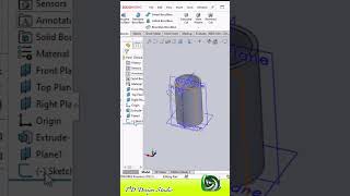 Did you know the Wrap tool ? #short #SOLIDWORKS