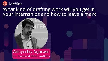 What kind of drafting work will you get in your internships and how to leave a mark