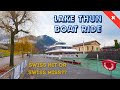 Scenic Boat Ride in Switzerland: Discover Misty Lake Thun