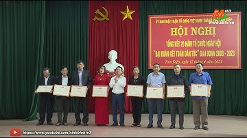 TP Tam Điệp tổng kết 20 năm Ngày hội “Đại đoàn kết toàn dân tộc”