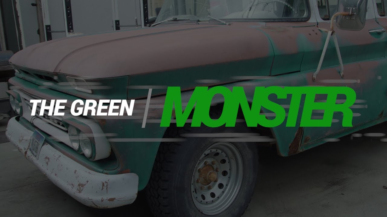 C.T. Fletcher's Auto Addicts 1961 Chevy Crew Cab "THE GREEN MONSTAH