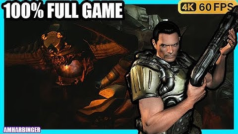 Doom 3 BFG Edition 100% Walkthrough Full Game 4K60FPS / All PDAs and Lockers No Commentary