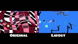 "Underworld" Original vs Layout | Geometry Dash Comparison