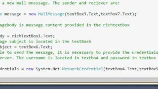 Tutorial how to create a mailer using C# on Visual Studio