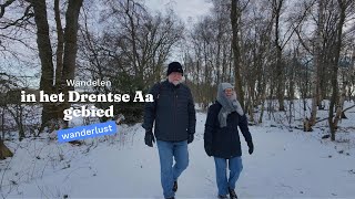 Een Wandeling Door De Sneeuw In Het Drentsche Aa Gebied