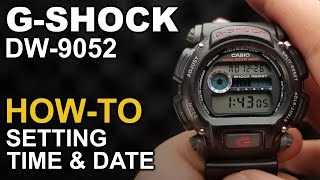 Gshock DW 9052 - Setting Time and Date Tutorial - Module 3232