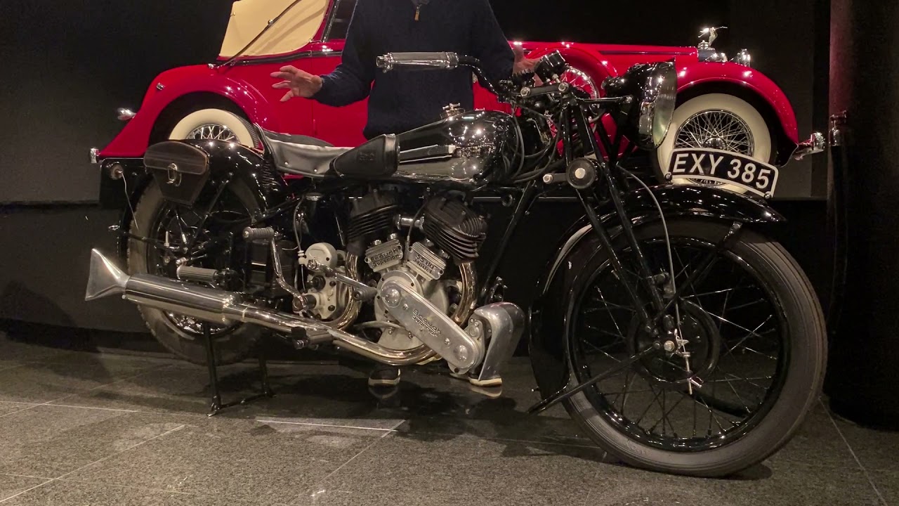 CLASSIC BIKE 1930's BROUGH SUPERIOR SS 80 Motorcycle - 100+ MPH - In the Garage with Steve Natale