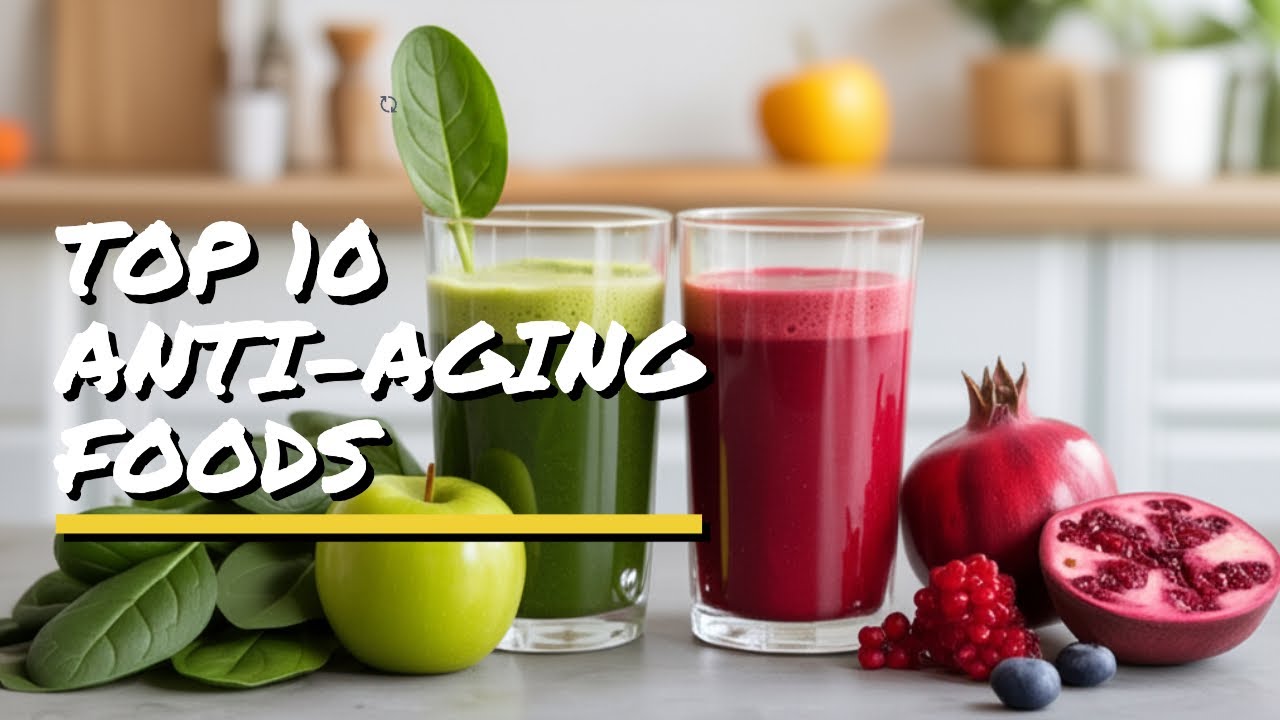 10 Anti-Aging Foods to Look & Feel Younger Naturally! 🥑🍇🥦 - YouTube
