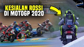 Tak Sehebat Dulu! ini Deretan Momen Kesialan Valentino Rossi pada MotoGP 2020, Bikin Penonton Nyesek