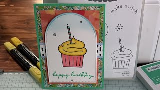 Arched Wishes Birthday Card Tutorial - by Stampin’ Up! - Mixed Media Florals DSP