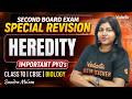 Heredity | Important PYQs | Class 10 Biology | CBSE 2027 | Second Board Exam Special | Sandra Ma’am