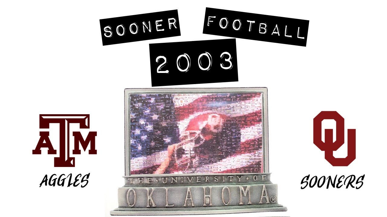 2003 Texas A&M at #1 Oklahoma Football. 11/08/2003. Full game.