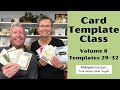 Four new creative card templates  card template class vol 8