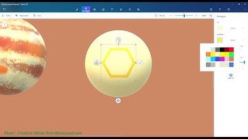 How to create exterior planets (Gas Giants) of the Solar System in Paint 3D "by Niko"