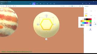 How to create exterior planets (Gas Giants) of the Solar System in Paint 3D "by Niko" screenshot 4