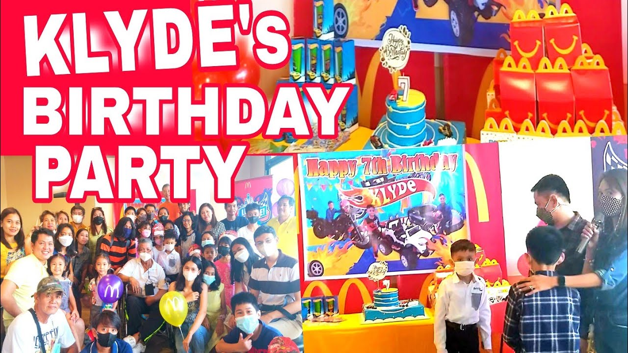 KLYDE s 7th BIRTHDAY GINANAP SA MCDONALD s LIGAO Thank You For KLYDE s 7th BIRTHDAY GINANAP SA MCDONALD s LIGAO Thank You For