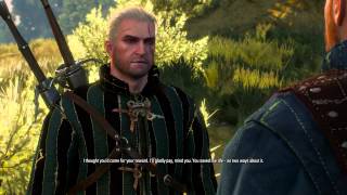 The Witcher 3 - John Verdun (Saved from Drowners) Reward Dialogue Tree Coin Doesn't Stink PS4