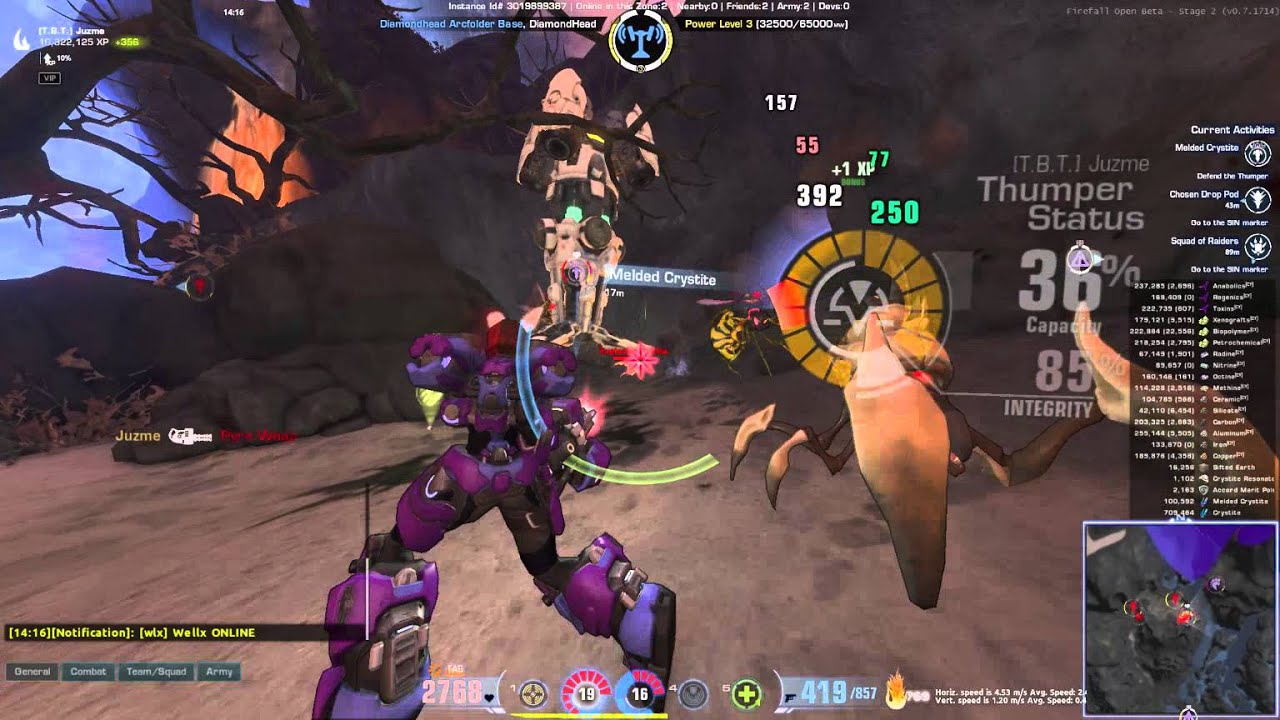 Firefall squad 3 thumper solo rhino DH