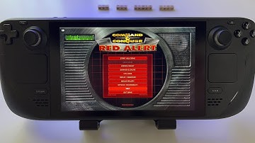 Command & Conquer Red Alert - remastered collection - Steam Deck (512 GB model) handheld gameplay