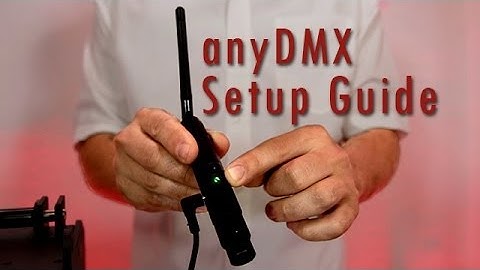 anyDMX  Setup Guide SIRS-E