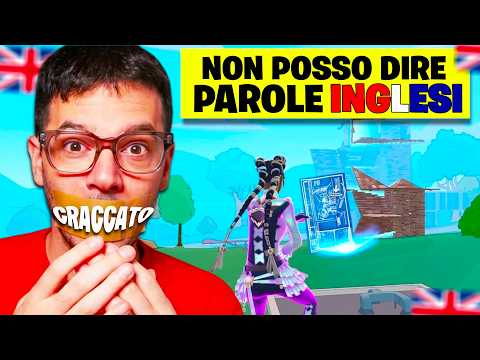 FORTNITE ma NON posso dire *PAROLE INGLESI*