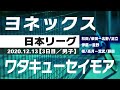 2020年度 日本リーグ 3日目【男子】ヨネックスvsワタキューセイモア