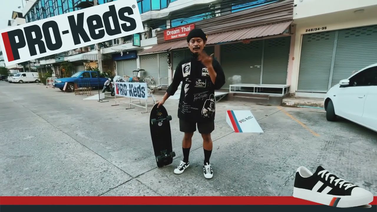 PRO-Keds Royal Plus Suede | Best Surfskate , Longboard Freestyle & Skateboards Shoes | รองเท้าสเก็ต