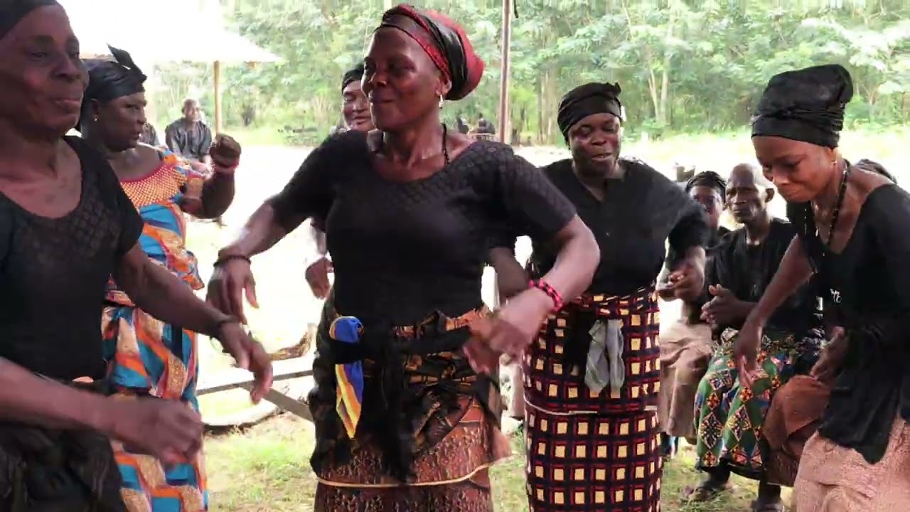 The infamous Agbadza dance from Ghana Volta Region. 