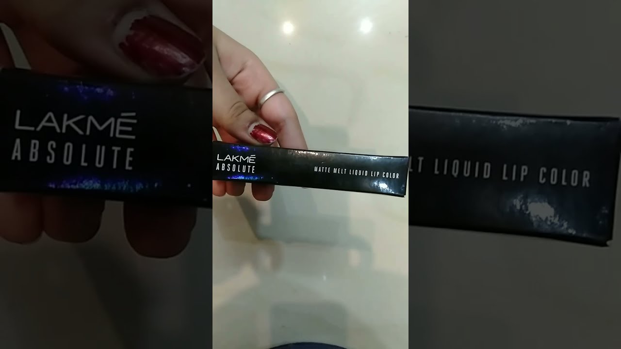 Lakme absolute matte melt liquid lip color 💄💄💄vintage pink