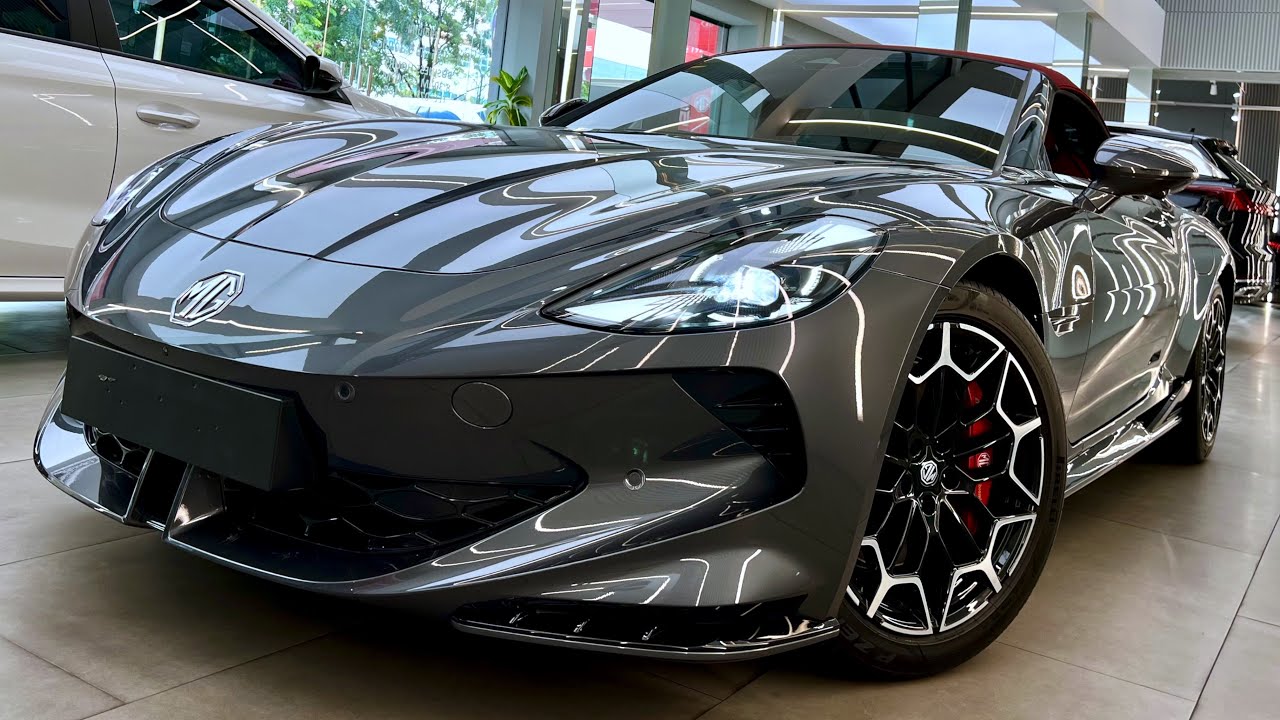 Совершенно новый! MG Cyberster EV Sport — обновленный экстерьер и интерьер.