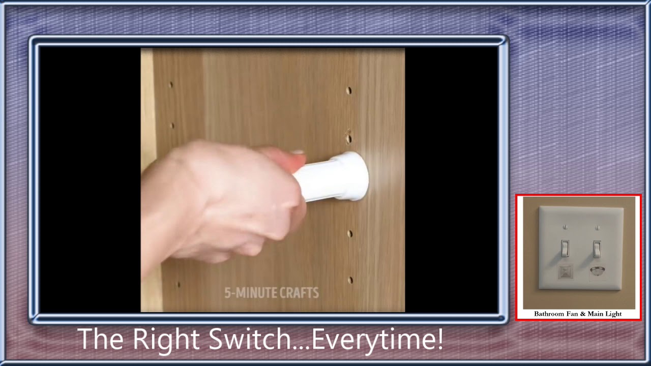 Unique Decorating Ideas (Closet) - Light Switch Labels