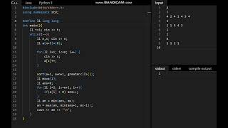 C  Two Teams Composing Solution   Codeforces Round 634 Div  3