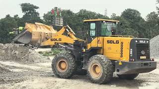 Big Excavator Work Sand Scoop at the Factory Part 7  Vlog 78