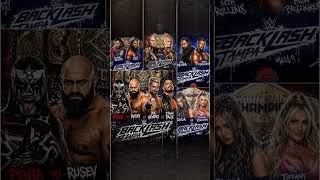 Expected match cards for WWE Backlash tempa 2026🔥🥶#wwe#backlash2026#wrestleverse#ytmania