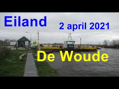 De Woude Eiland in Noord-Holland 2 april 2021