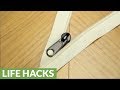 How to fix a zipper on one side of the track